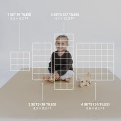 Toddlekind foam close-up showing plush texture ideal for gentle tummy time.
