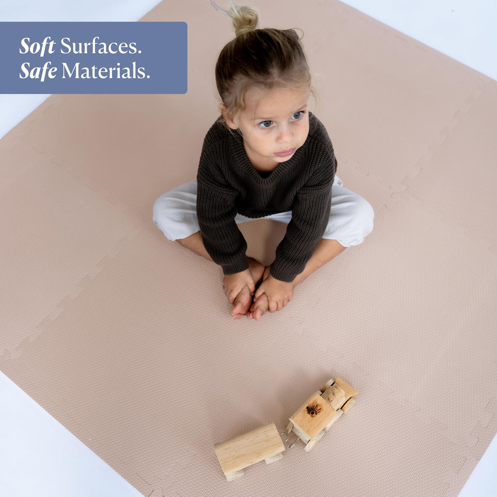 Toddlekind playmat wipe-clean surface makes cleanup quick after messy play sessions.