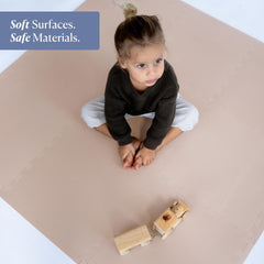 Toddlekind playmat wipe-clean surface makes cleanup quick after messy play sessions.