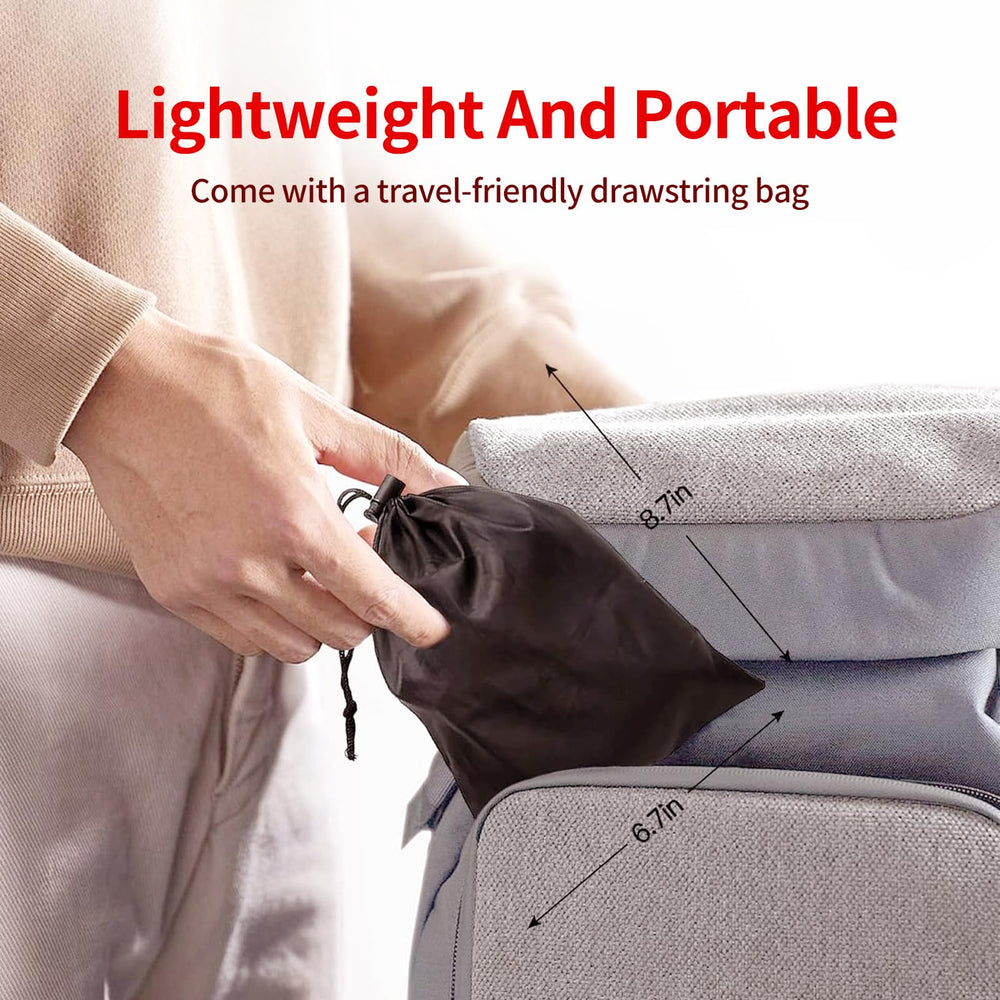 TOEASYWAY Travel Harness in 6-inch stuff sack shows compact storage