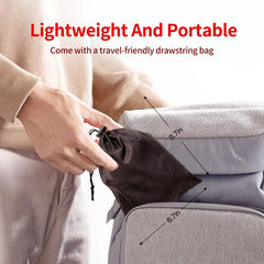 TOEASYWAY Travel Harness in 6-inch stuff sack shows compact storage