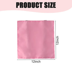 Toeloioh satin headrest cover pink side view supports hair protection on trips.