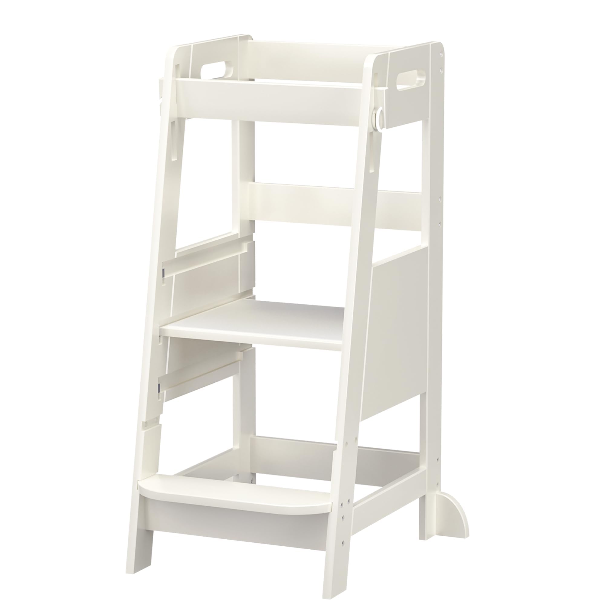 TOETOL bamboo toddler stool assembly for quick setup.