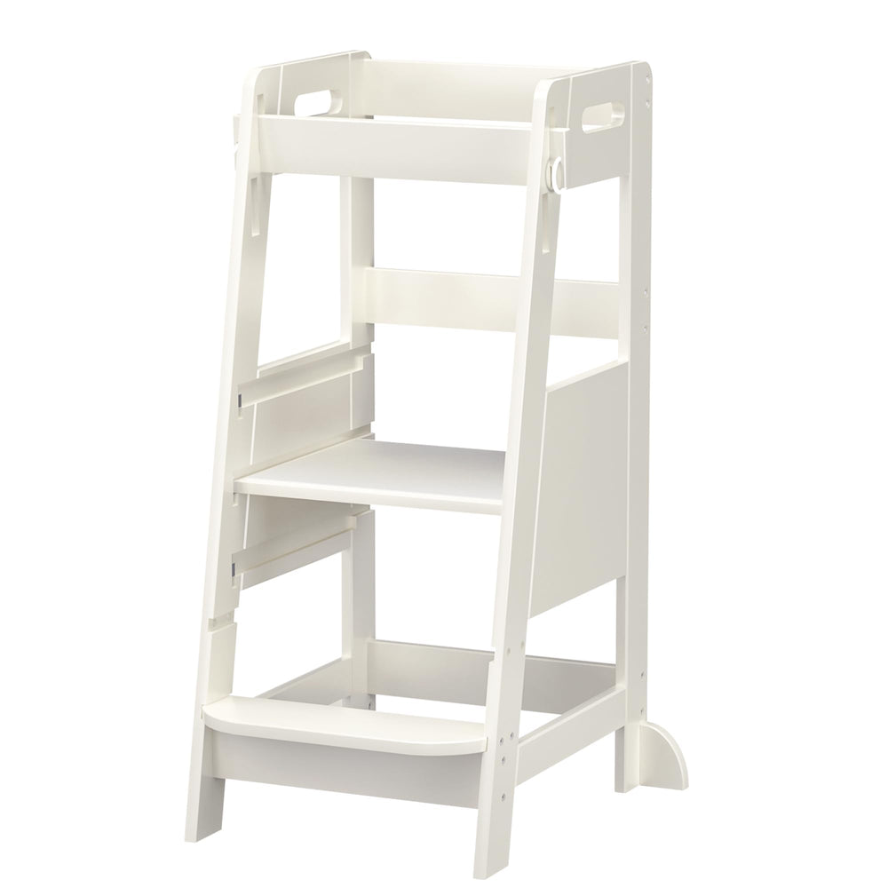 TOETOL bamboo toddler stool assembly for quick setup.