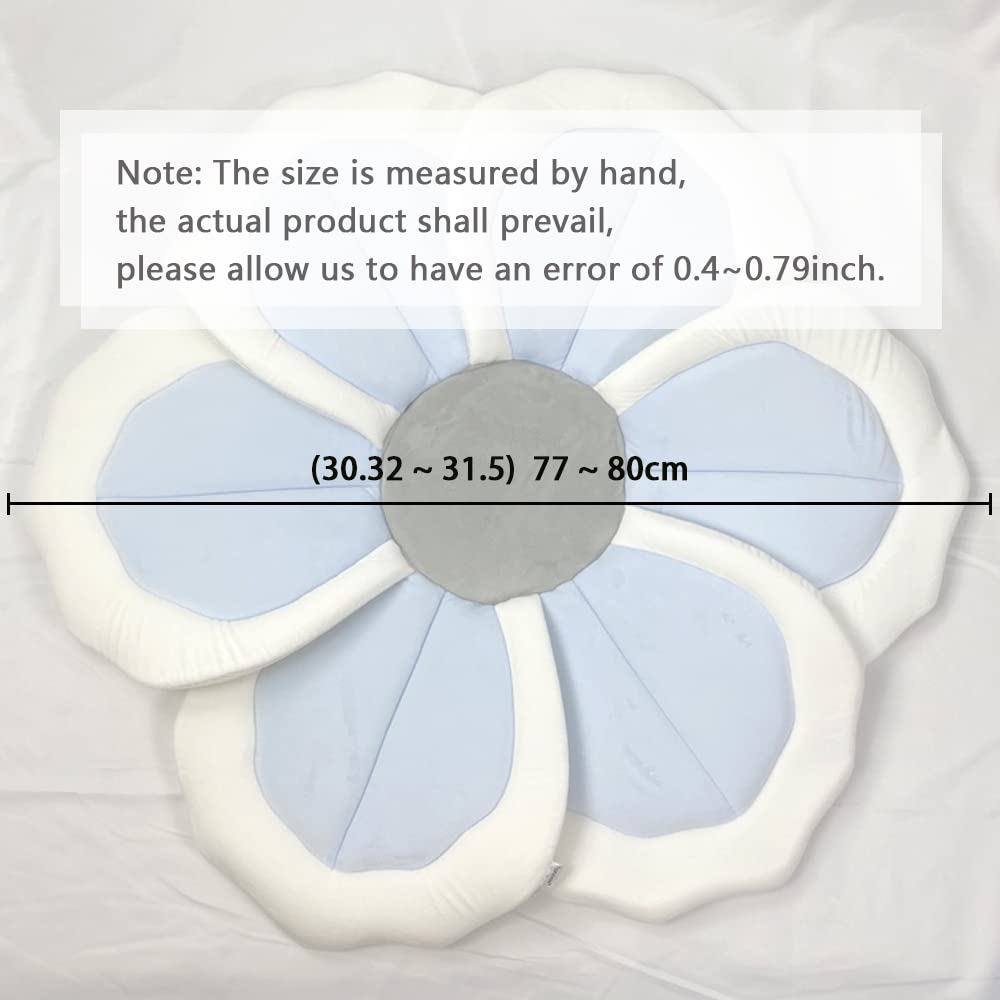 TOFOAN Baby Bath Pad blue wash and dry friendly design for busy parents