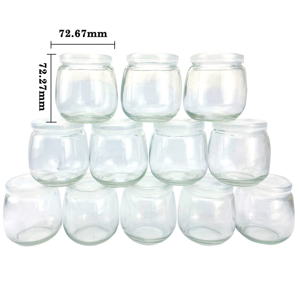TOFOAN glass baby jar with soft airtight lid prevents spills and keeps food fresh.