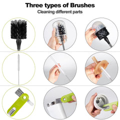 ToGeeKa lid brush helps scrub bottle lids and caps easily.