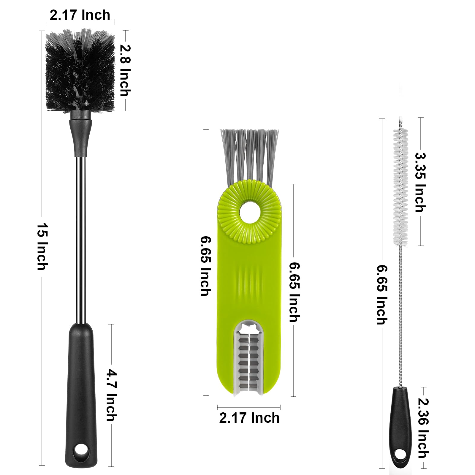 ToGeeKa cleaning set fits sport water bottles and travel mugs for easy maintenance.