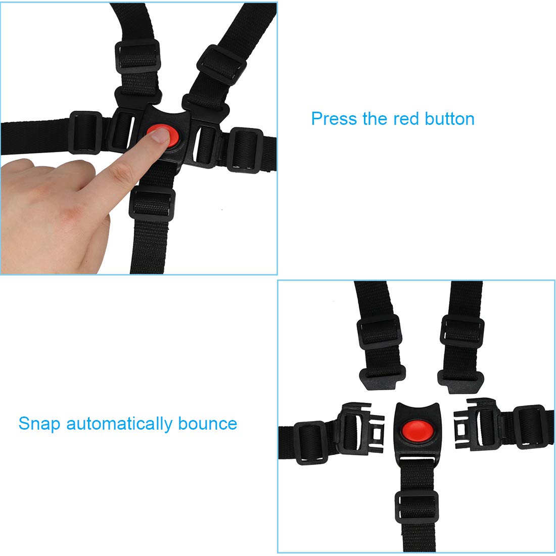 Together-life universal-harness-adjustable-shoulder-straps offers comfortable, customizable fit.