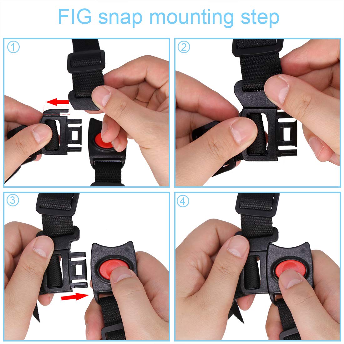 Together-life universal-harness-on-high-chair shows universal fit across chairs.
