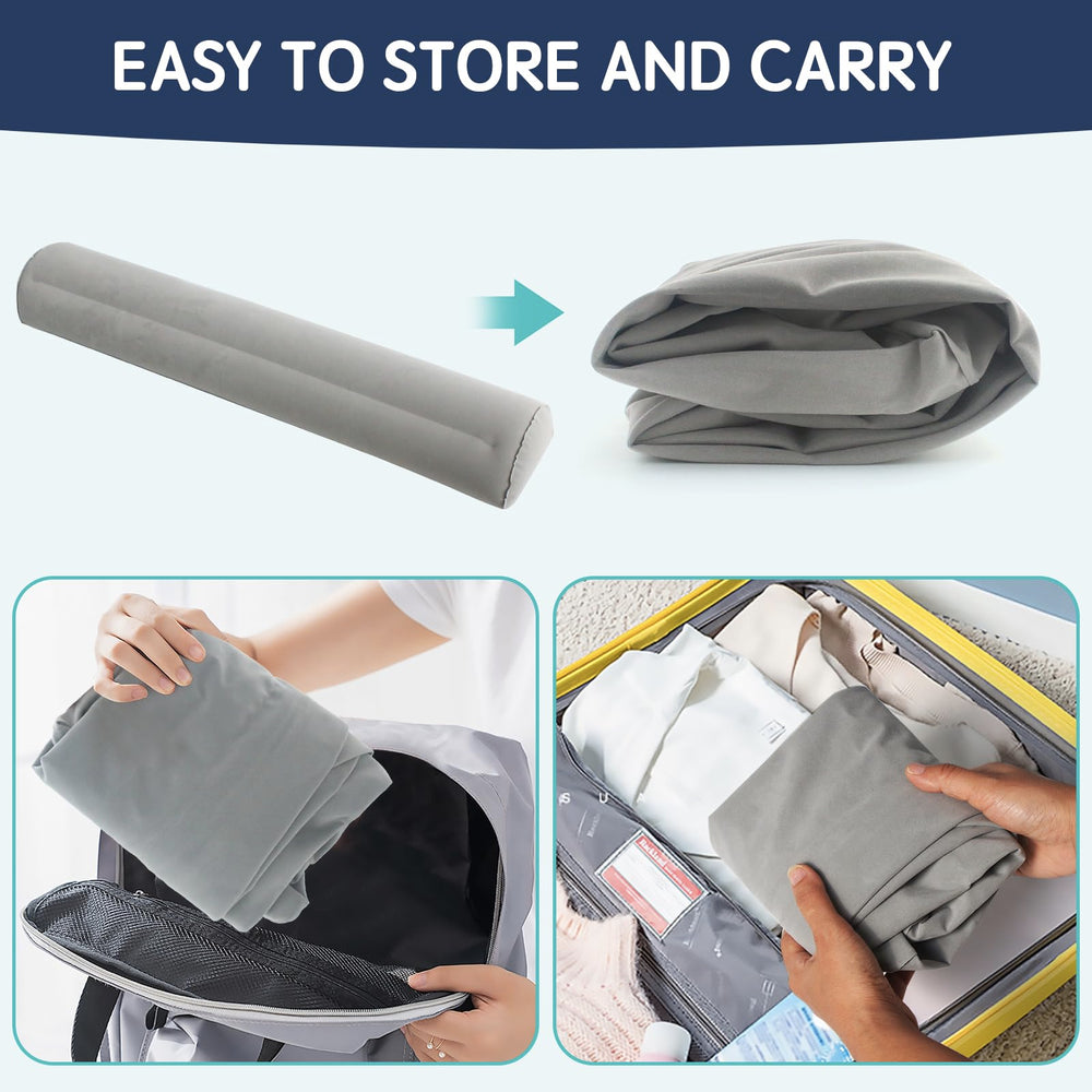 Toggloo portable bed bumper ideal for travel and hotels.