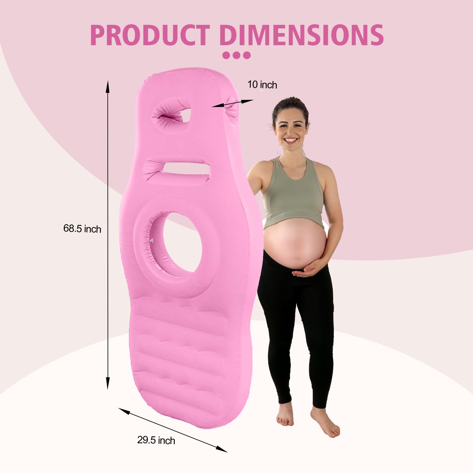 Toggloo pregnancy pillow travel-friendly design supports comfort on trips.