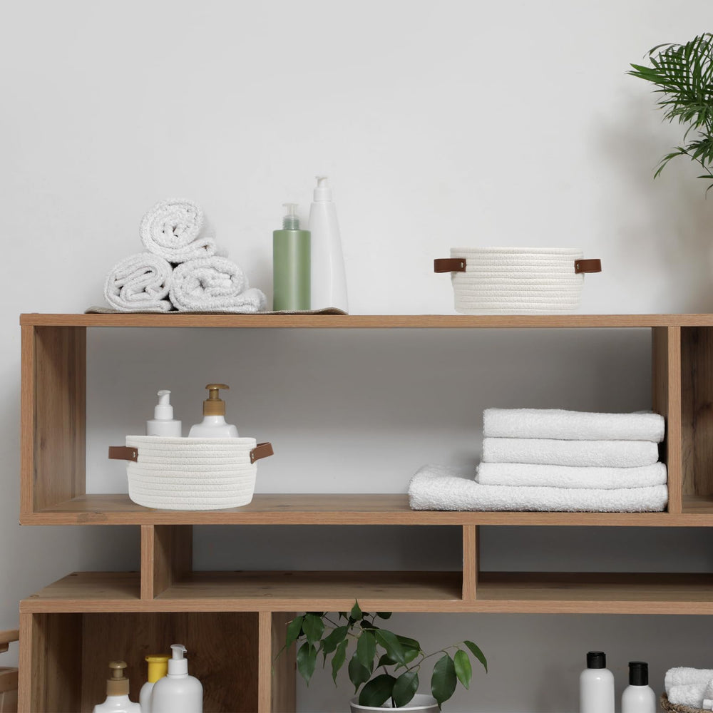 Togous bathroom organizer basket for toiletries