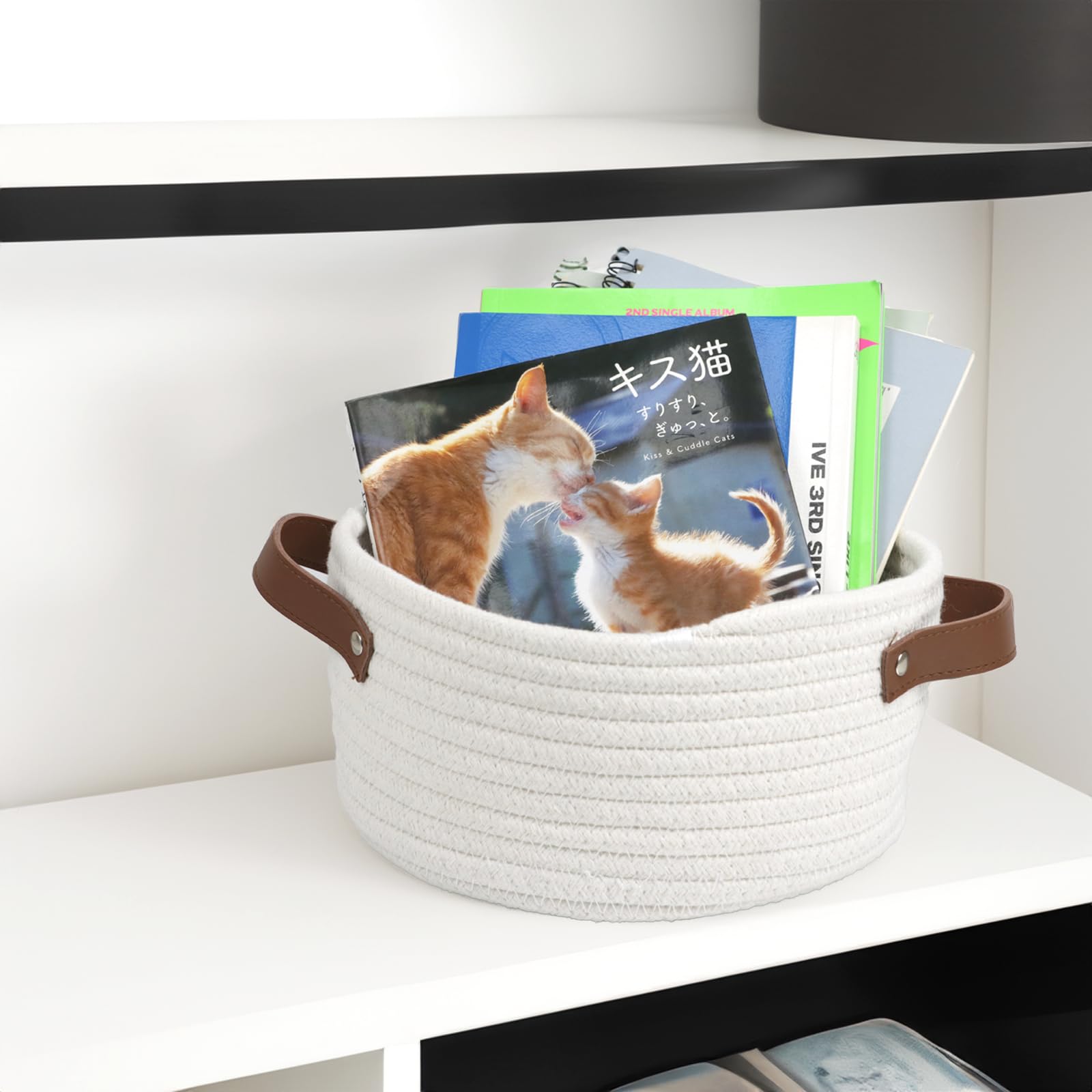 Togous living room decor basket adding texture to seating area