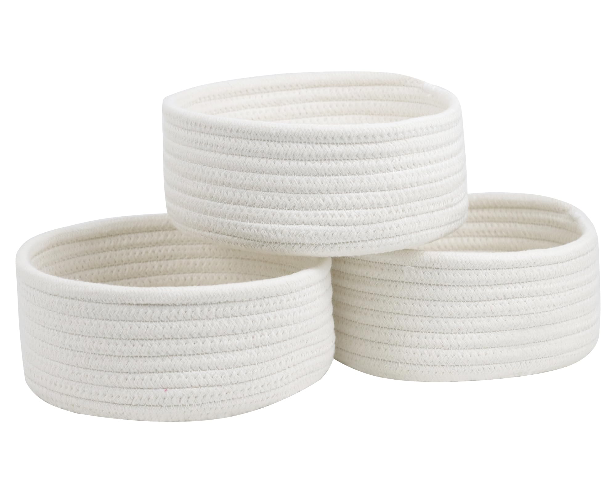 Togous small basket closeup shows natural cotton rope for tidy storage.