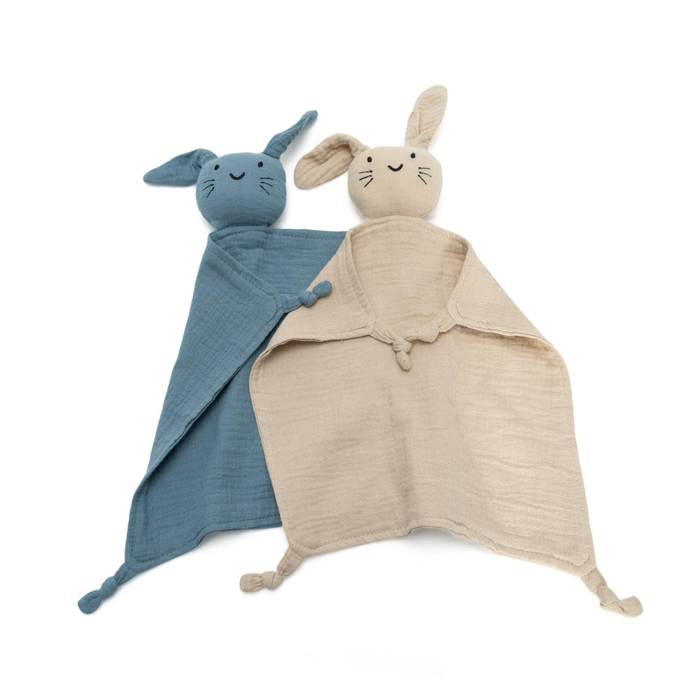 TOHARA bunny lovey nap-time use demonstrates quick soothing during rest
