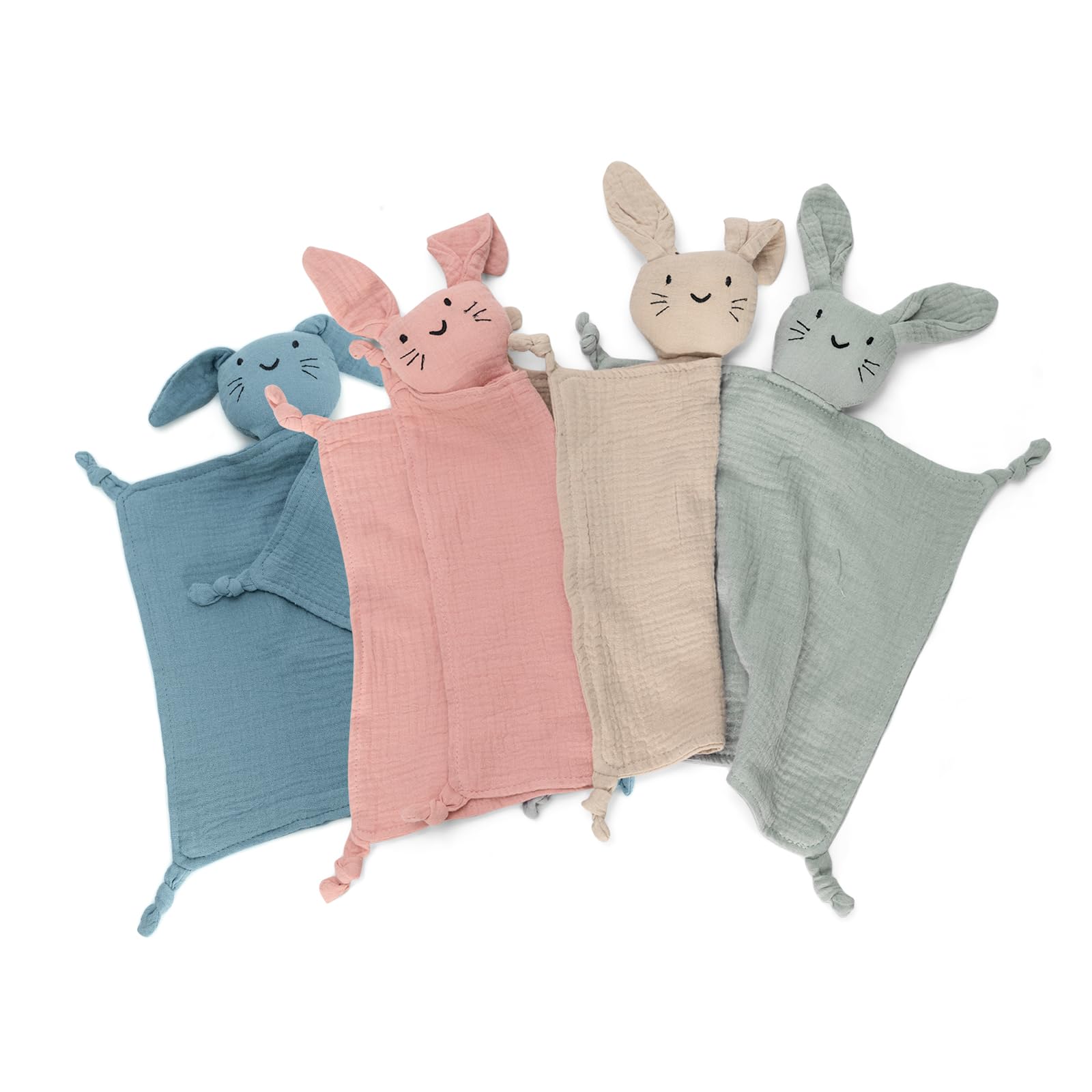 TOHARA newborn gift-ready blue lovey shown as a thoughtful baby shower present.