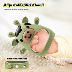 TOHIBEE silicone teether textures for gum massage and teething relief