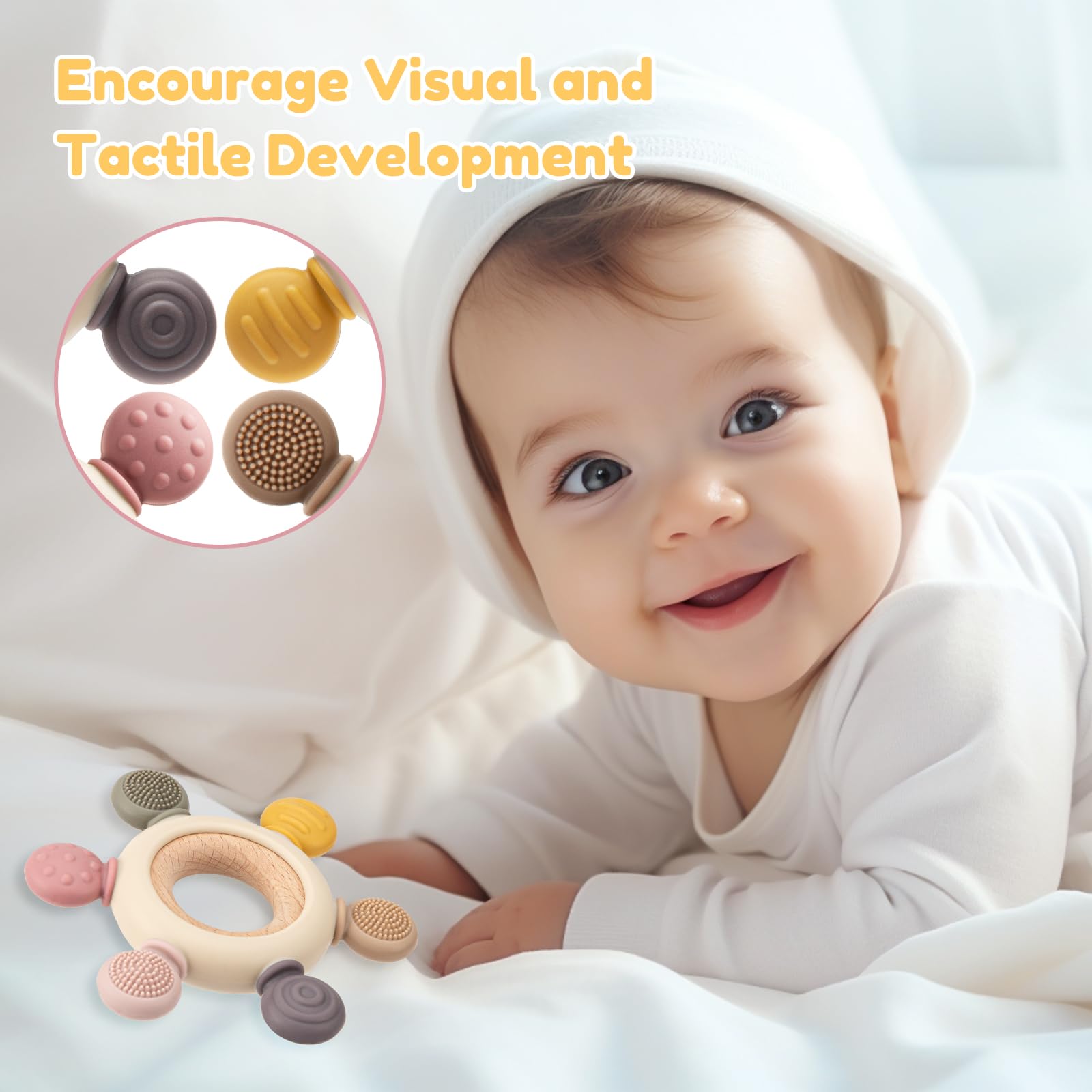 TOHIBEE teether can be cleaned by steam, dishwasher, or boiling water.