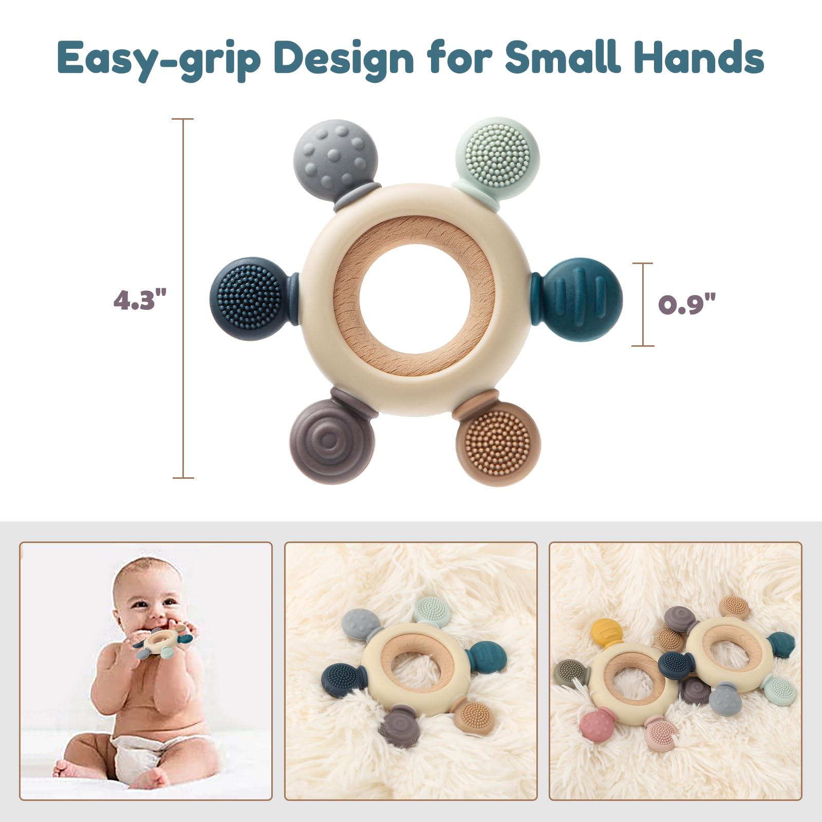 TOHIBEE teether gift-ready newborn toy for sensory play sessions.