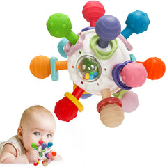 TOHIBEE sensory toy with bright colors and textures to spark baby exploration.