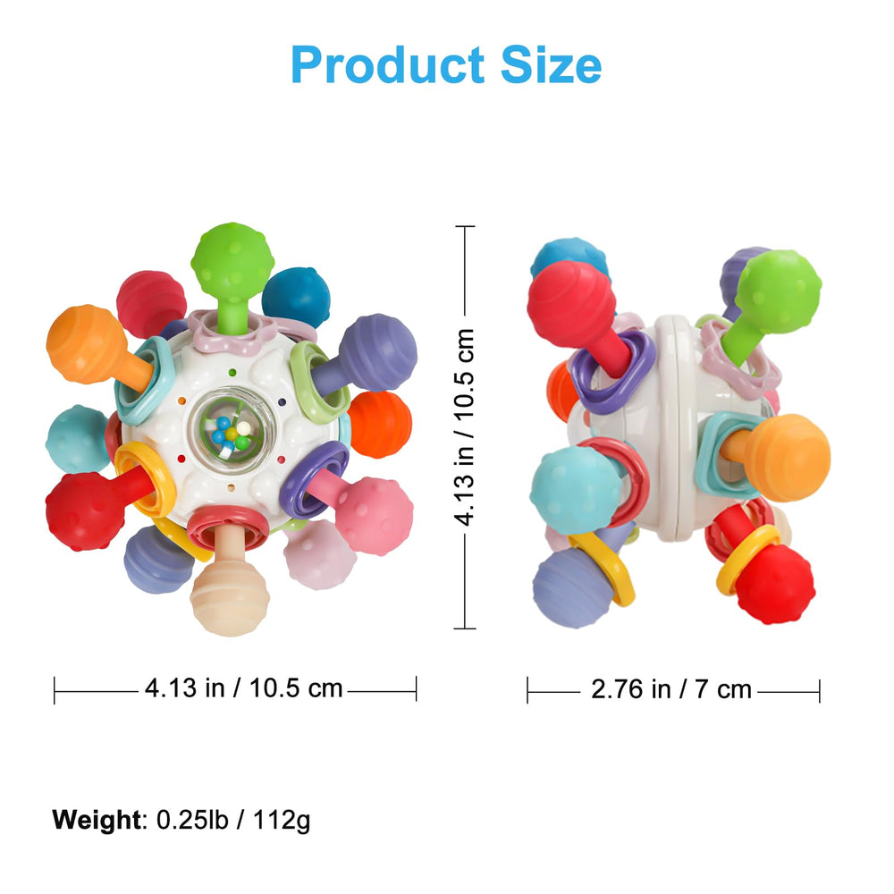 TOHIBEE BPA-free shell protects infants during teething and play.