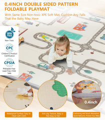 TOHIFER playpen stainless-steel frame demonstrates sturdy, durable construction