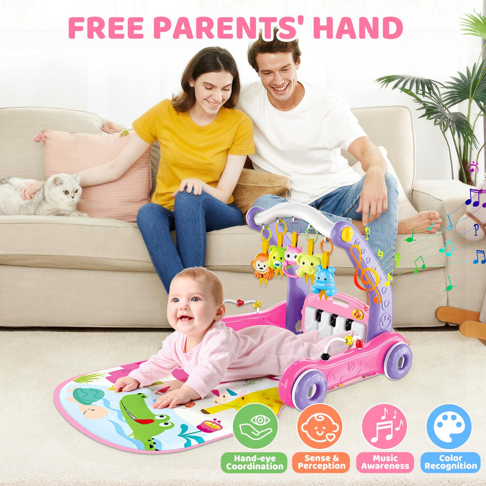 Toidgy detachable rattles support grasping and sensory exploration.