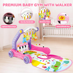 Toidgy 4-in-1 baby gym learning walker supports mobility and independent exploration.