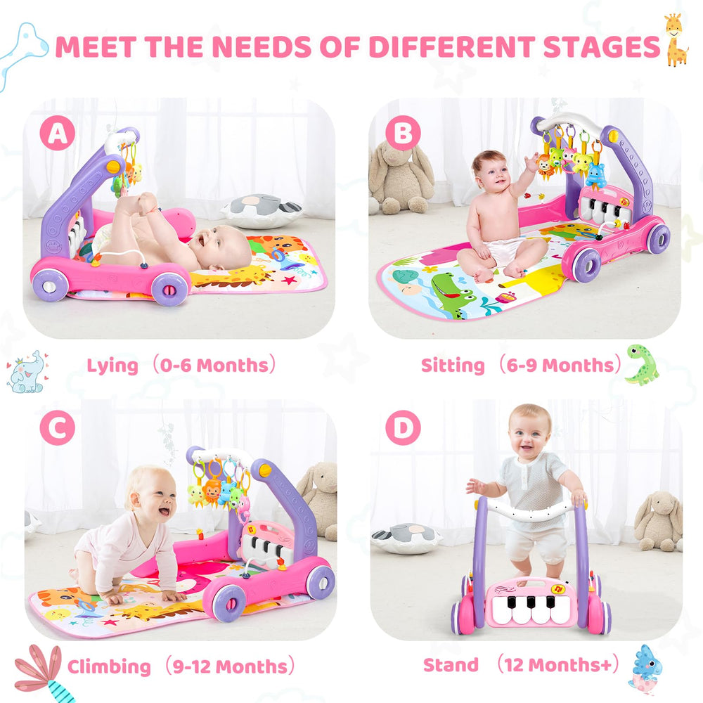 Toidgy 4-in-1 baby gym tummy time mat supports early motor skills.