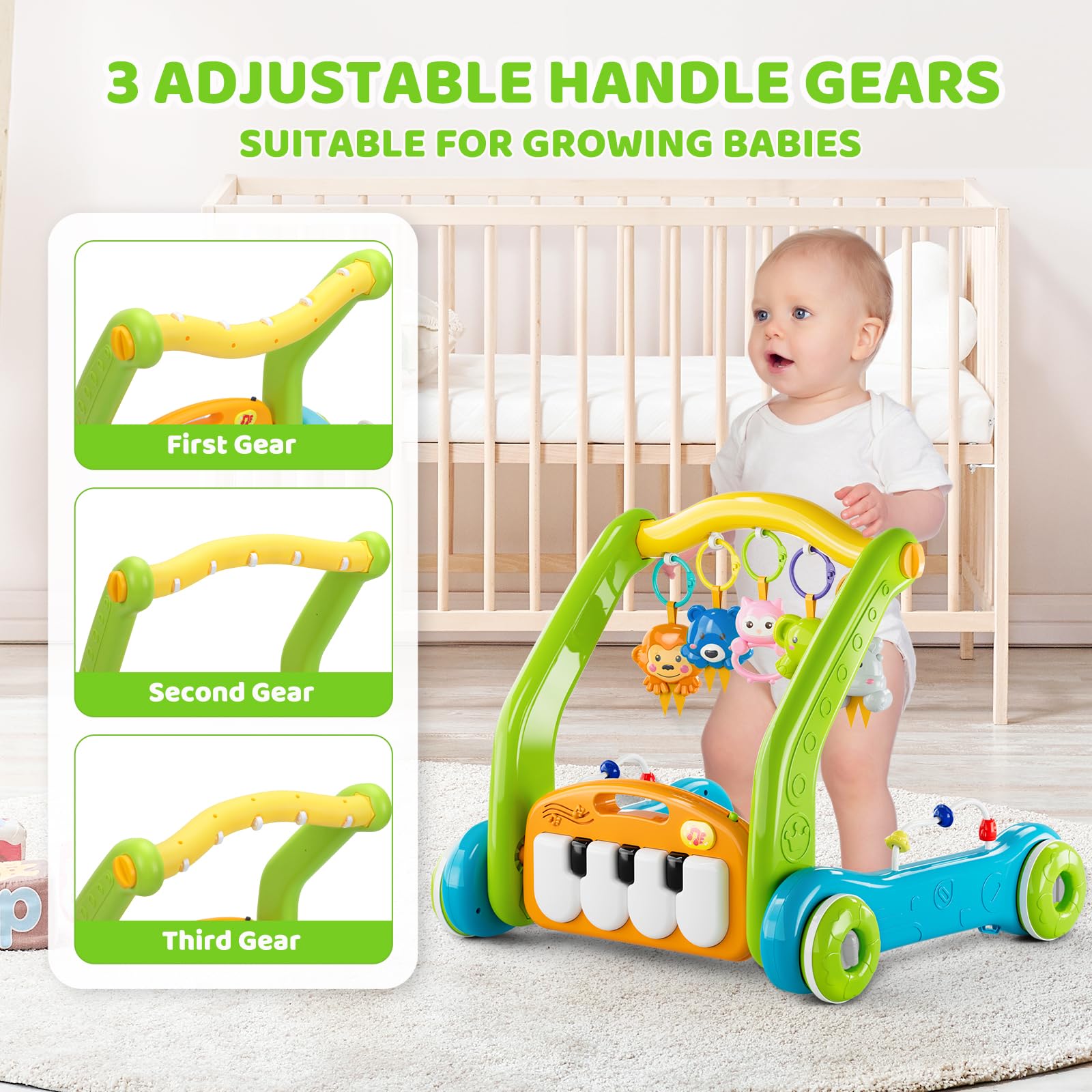 Toidgy tummy time mat features soft fabric for comfortable tummy time sessions.