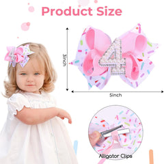 TOKUFAGU bow clip non-slip alligator keeps hair secure during play.
