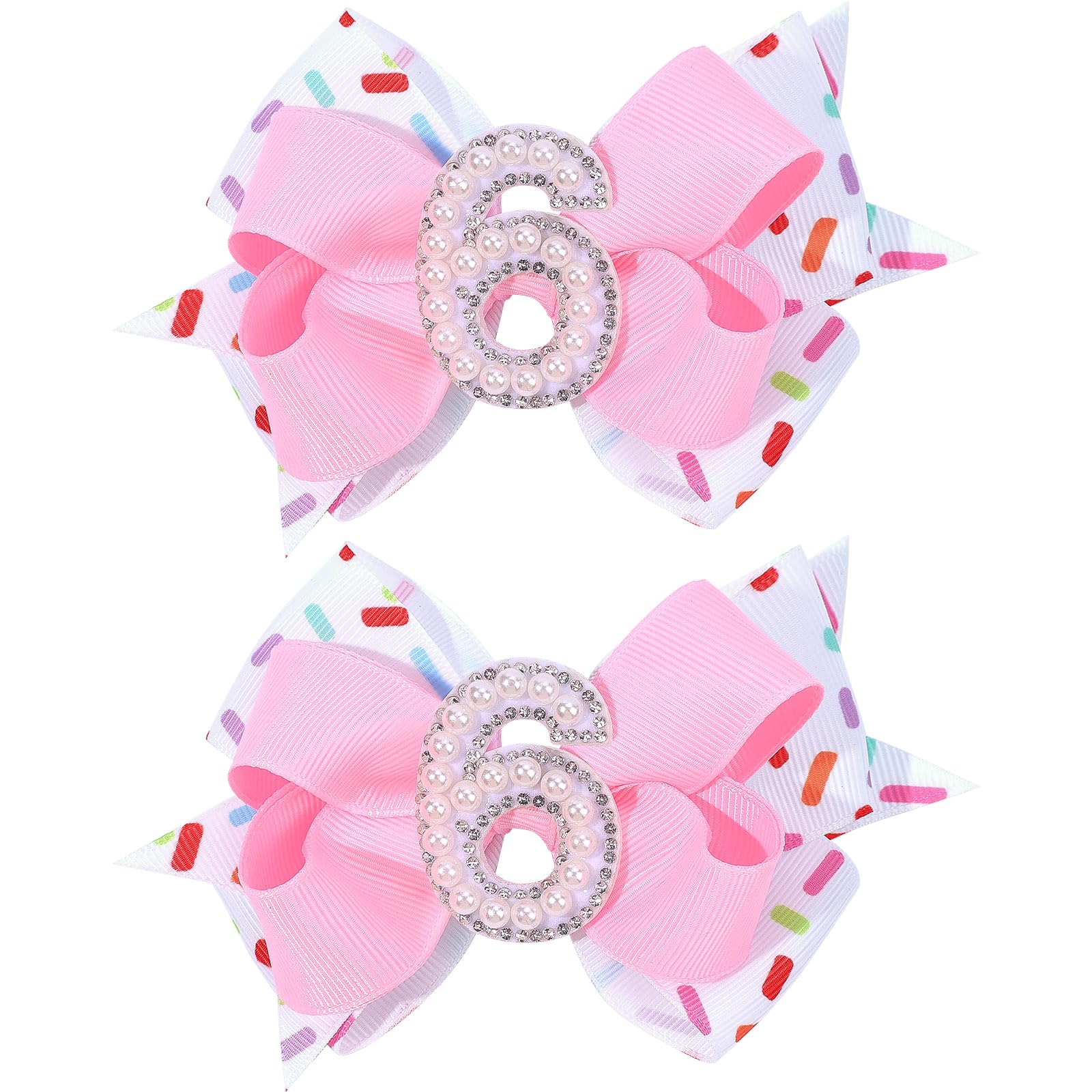 TOKUFAGU ice cream birthday bow pink for party photos and outfits