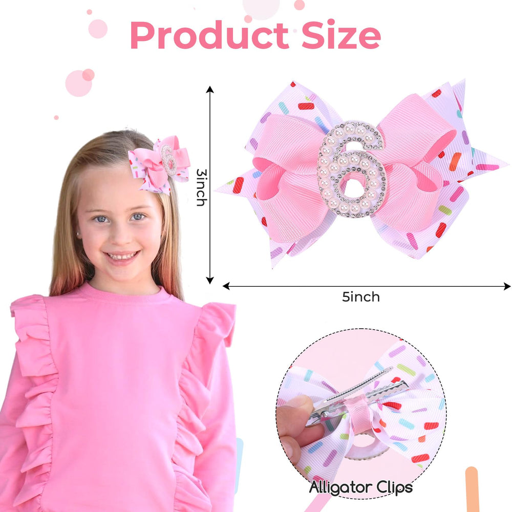TOKUFAGU non-slip clip baby bow secures fine hair during activity
