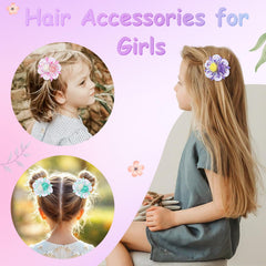 TOKUFAGU toddler bow 2.5x2.5 inches lightweight for pigtails