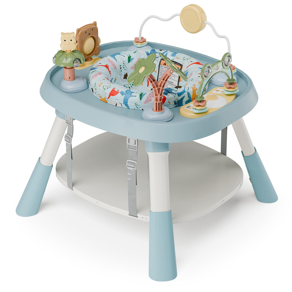 TOLEAD Baby Activity Center 360° seat blue boosts exploratory play