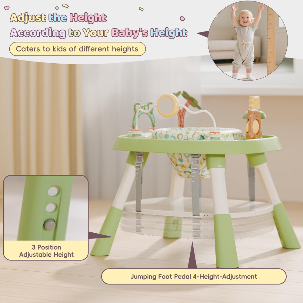 TOLEAD Baby Activity Center animal music box offers songs and colors for multisensory fun
