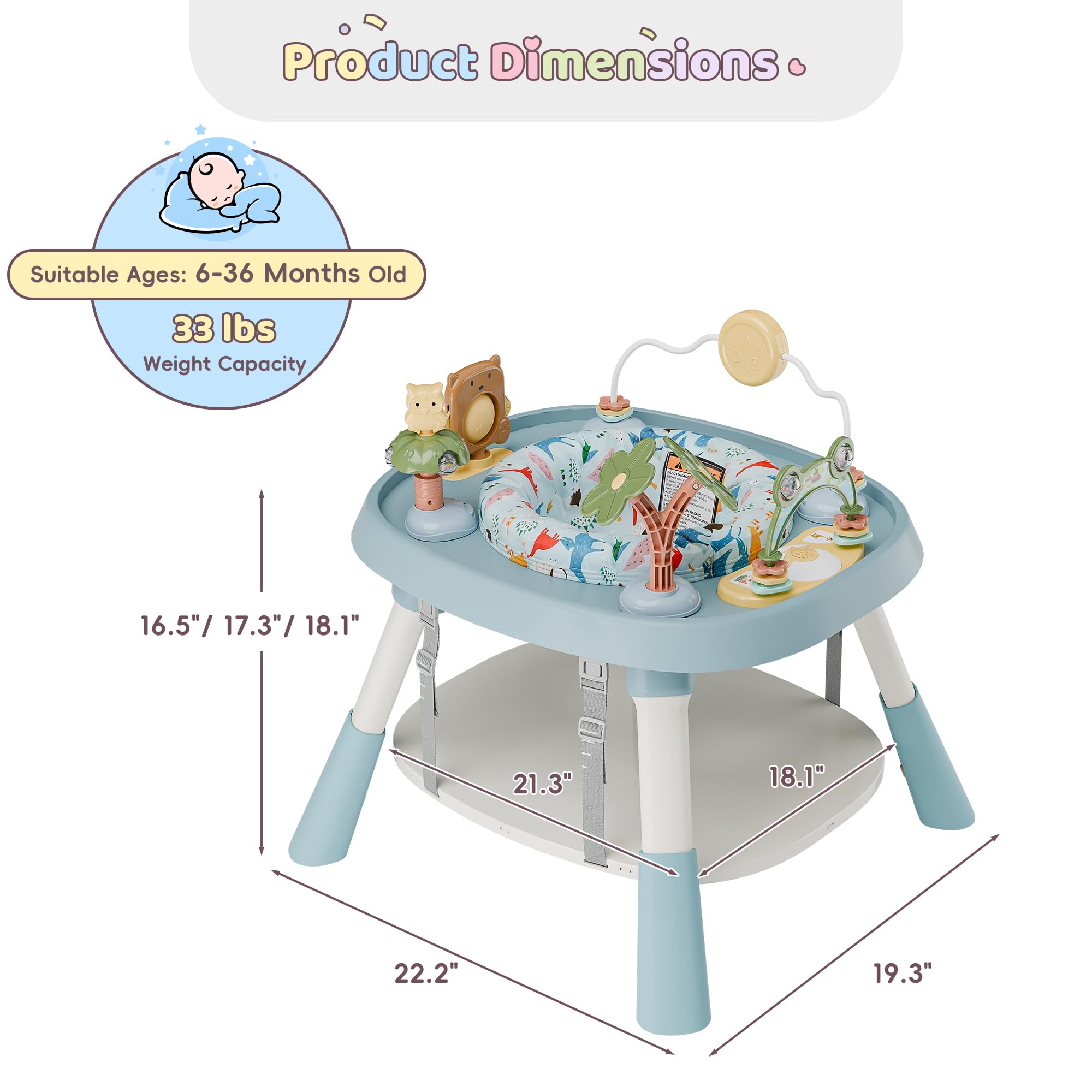 TOLEAD Removable seat cushion keeps baby comfortable and clean