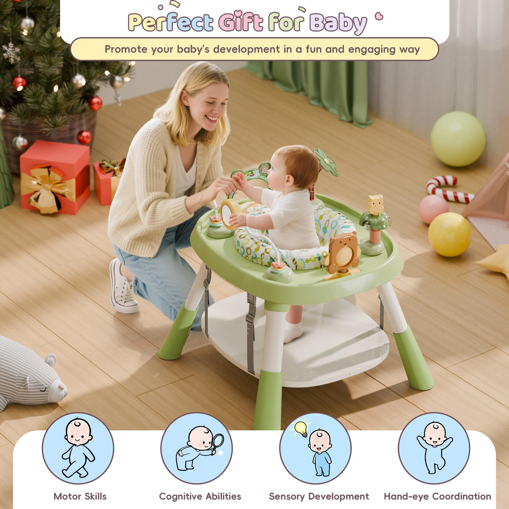 TOLEAD Baby Activity Center flower toy adds color and touch exploration for baby