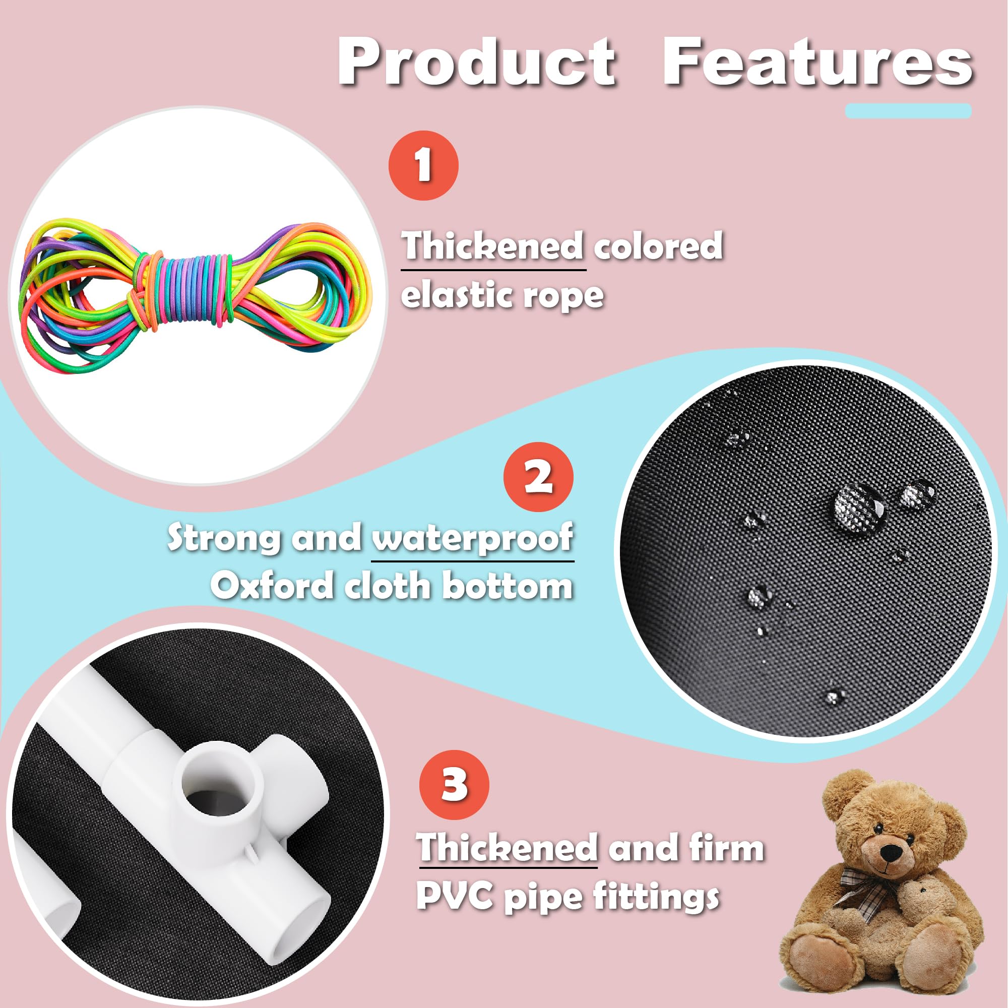 TOLIYY creative plush dolls organizer adds playful display.