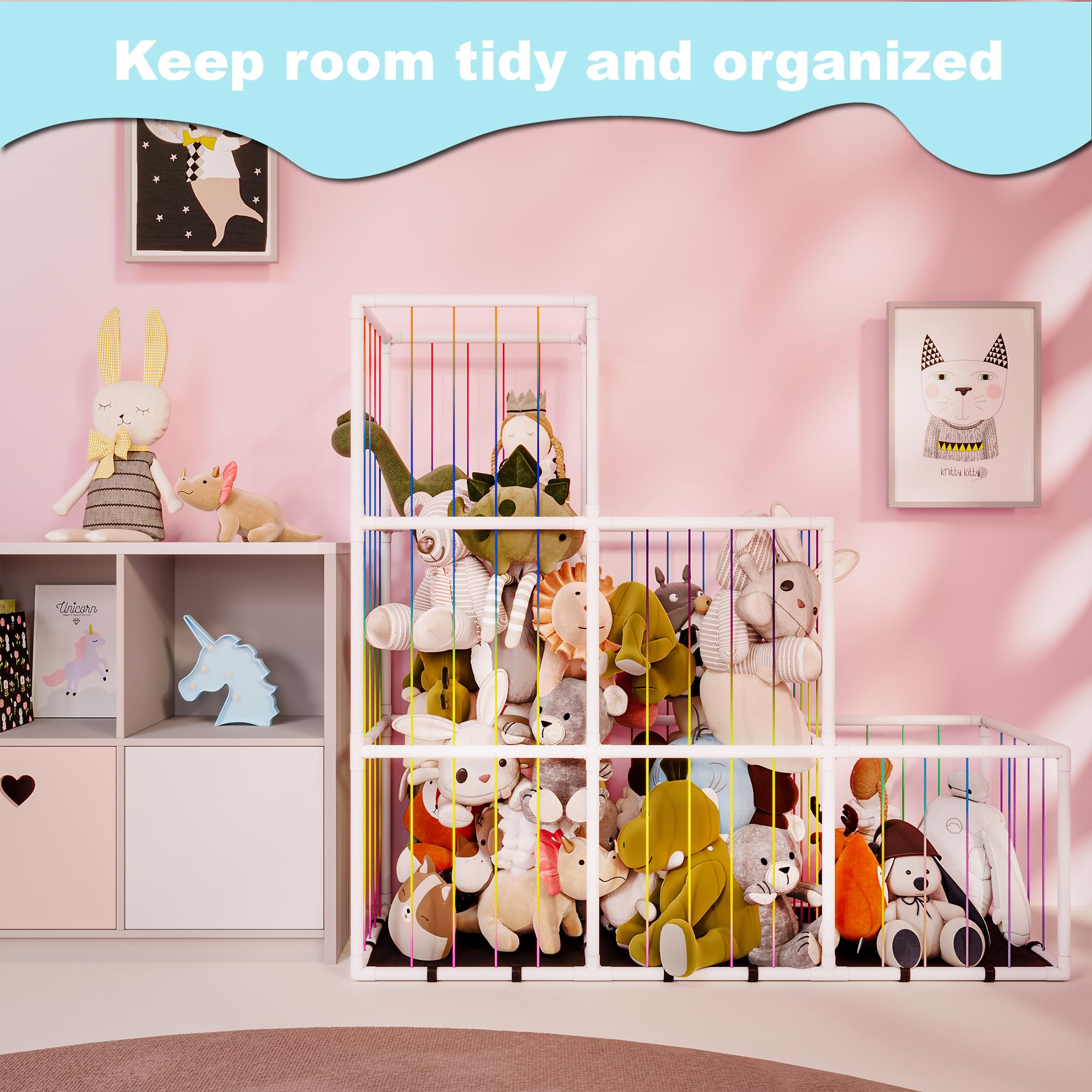 Toliyy gift-ready plush organizer for nurseries and playrooms.