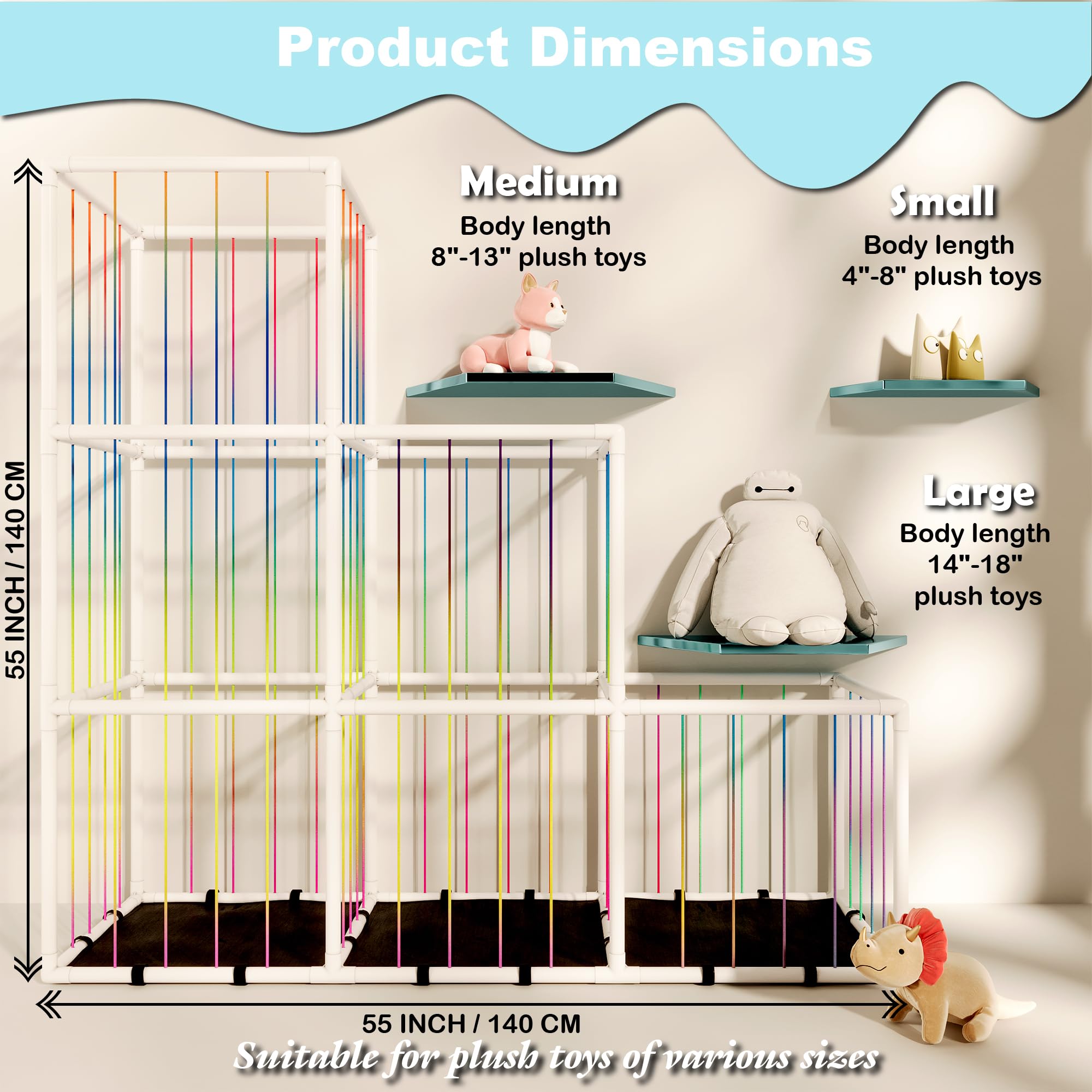 Toliyy Oxford cloth base adds durability at the bottom.