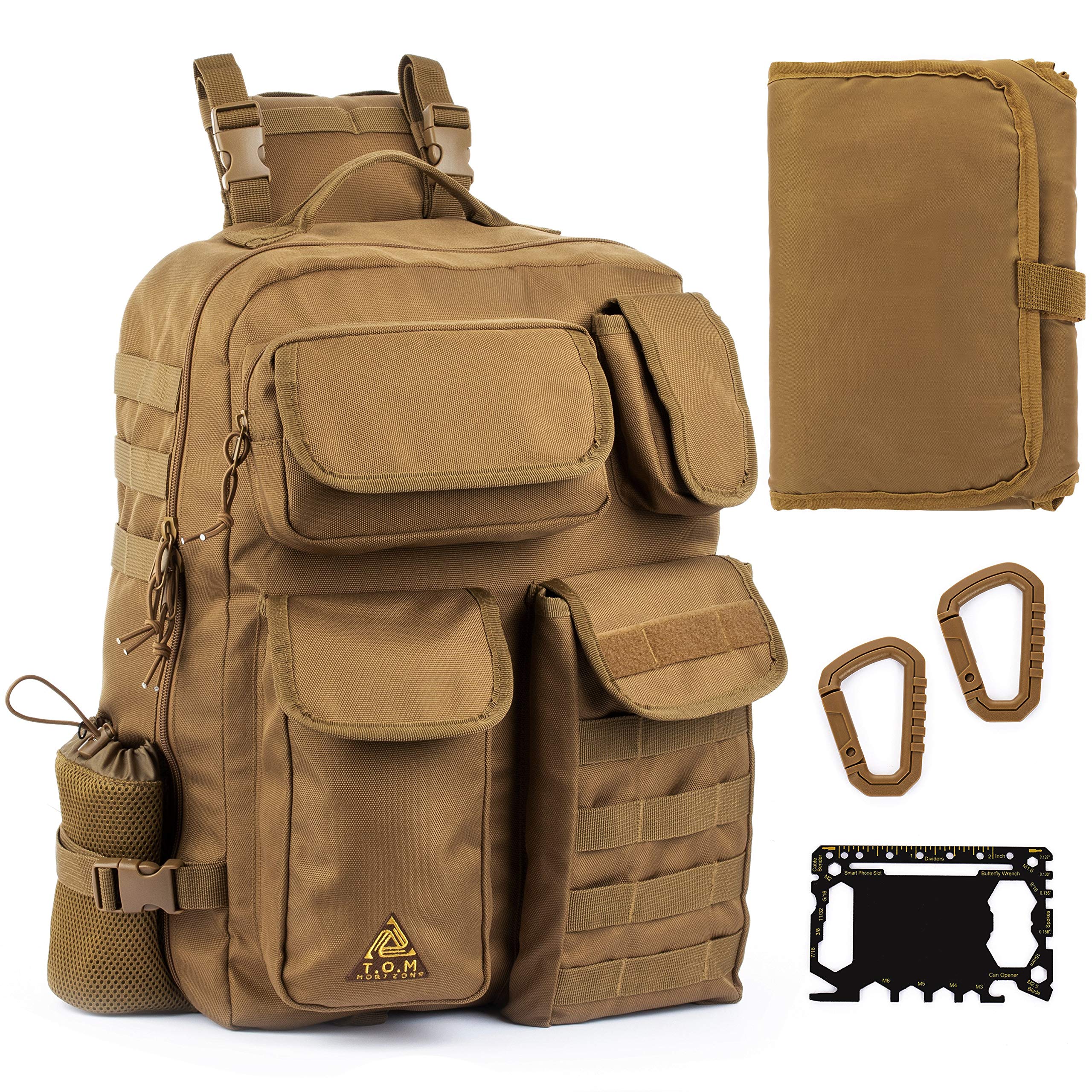 T.O.M HORIZONS Sling Diaper Bag Dad in use showing dad-friendly accessibility for one-handed parenting.