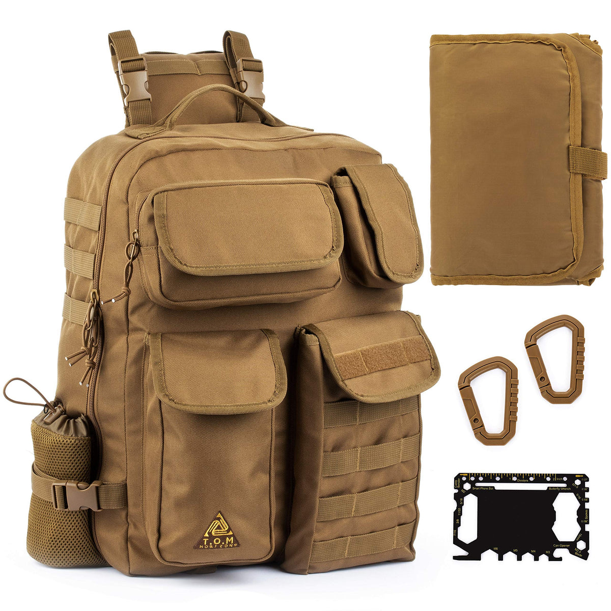 T.O.M HORIZONS Sling Diaper Bag Dad in use showing dad-friendly accessibility for one-handed parenting.