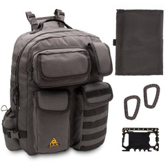 T.O.M HORIZONS sling diaper bag front pocket access for quick essentials.
