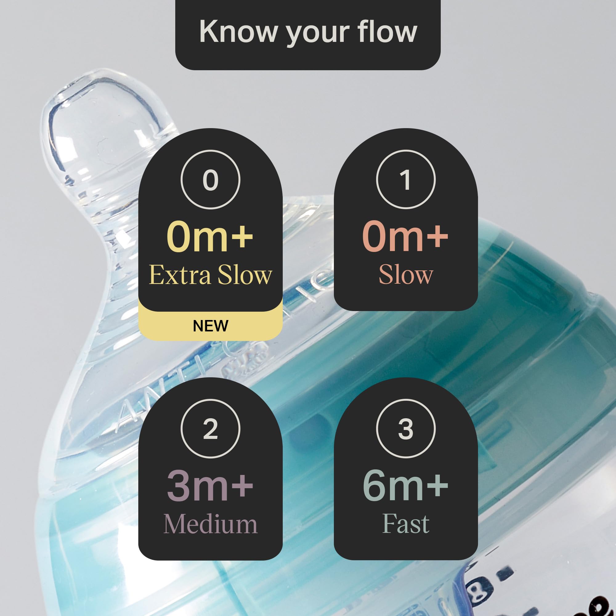 Tommee Tippee nipple latch-comfort close-up showcases familiar feeding experience