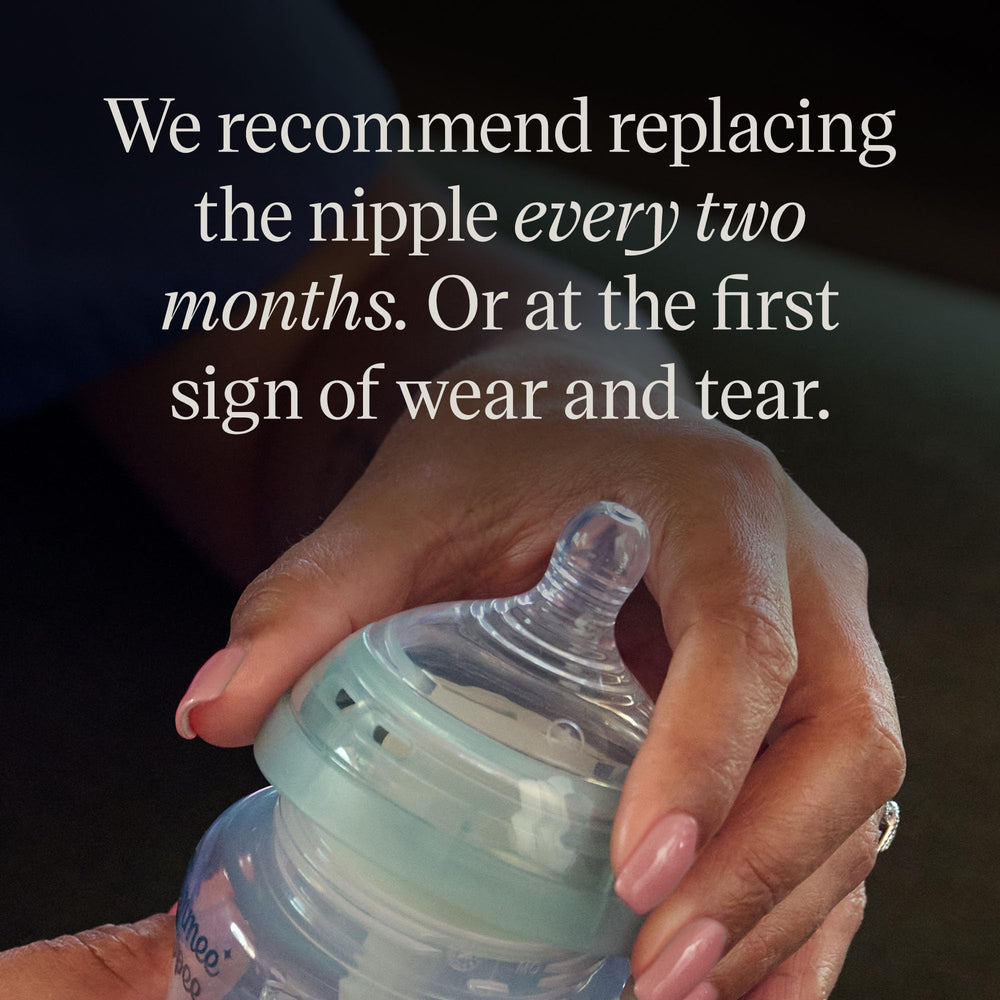 Tommee Tippee pack-of-4 nipples ready for busy feeding routines