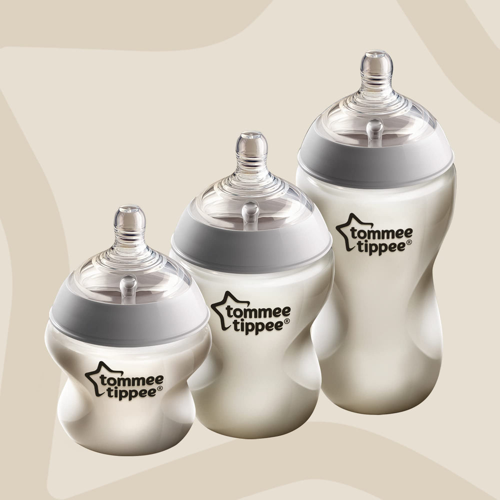 Tommee Tippee 340ml cap-on close-up shows secure seal