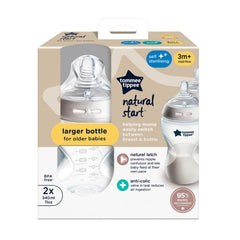 Tommee Tippee 340ml nipple detail close-up for infant feeding comfort