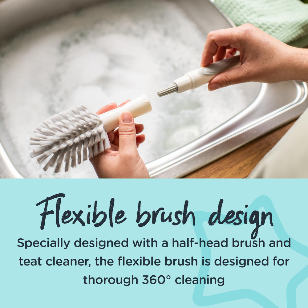 Tommee Tippee Closer to Nature half-head design for 360° cleaning